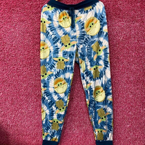 Star Wars Other - Star Wars The Mandalorian Grogu All-Over Print Tie-Dye Pattern Lounge pants XL